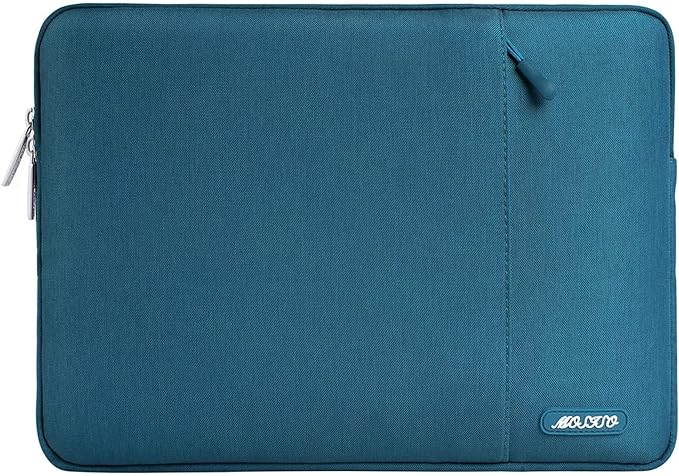 MOSISO Laptop Case 13 inch, Laptop Sleeve Compatible with MacBook Neo/Air/Pro 13 inch with A18/M5/M4/M3/M2/M1 Chip 2026-2016, Polyester Vertical Computer Sleeve Bag with Pocket, Deep Teal