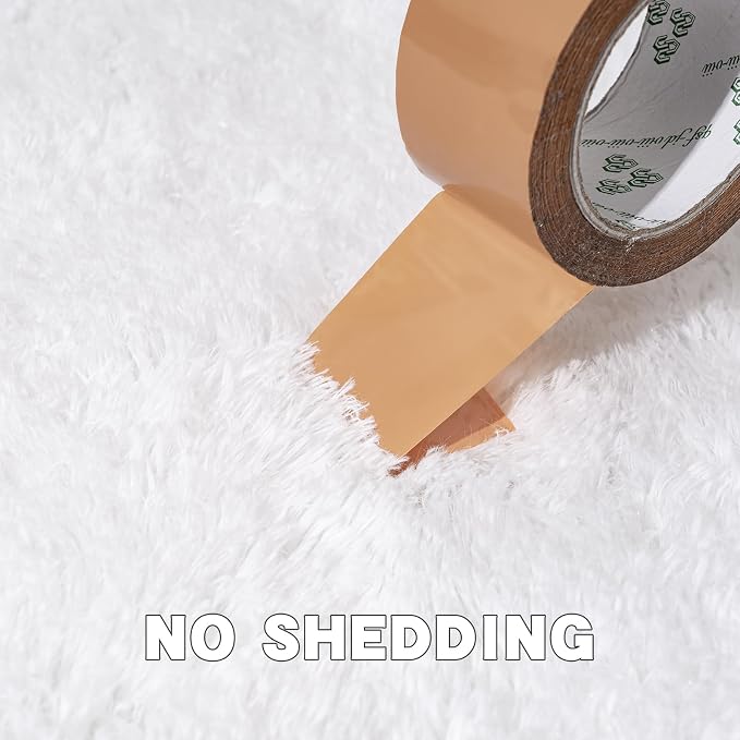 6x9 Area Rugs for Living Room, White Fluffy Shaggy Rug Soft Carpets, Rugs for Bedroom Nursery Kids Room Dorm Home Decor Aesthetic