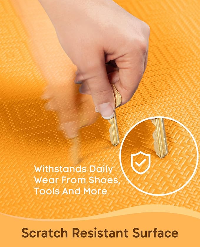 Ophanie Kitchen mats for Floor, 3/4 inch Thick, Kitchen Rugs, 20x39 Anti Fatigue Standing Cushioned Mat,Waterproof,Comfort Ergonomic mat for Office, Home,Sink with 99+ Pairs of Anti-Slip Bottom Ridges