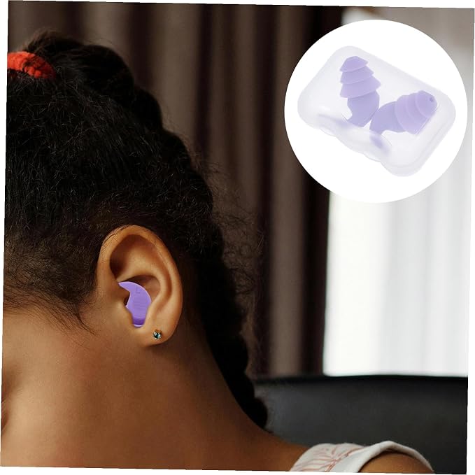Reusable Silicone for Noise Reduction Comfortable Soft Ear Tips for Sleeping Studying Concerts and Work Industrial Noise Blocking Protection with Carrying Case Versatile Hearing