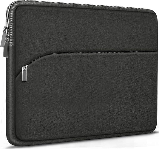 Laptop Case 15.6 inch, Durable Portable Monitor Protective Cover with Front Pocket, Traveling Laptop Sleeve Compatible for HP, Dell, Asus, Lenovo, Grey
