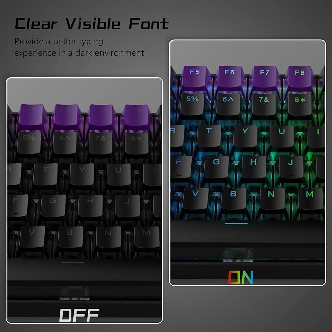 Womier Pudding Keycaps 60 65 75 100 Percent - PBT Shine Through Keycaps,165 Keys Key Cap Set, OEM Profile Custom for Cherry Gateron MX Switches Mechanical Keyboard, Black Purple