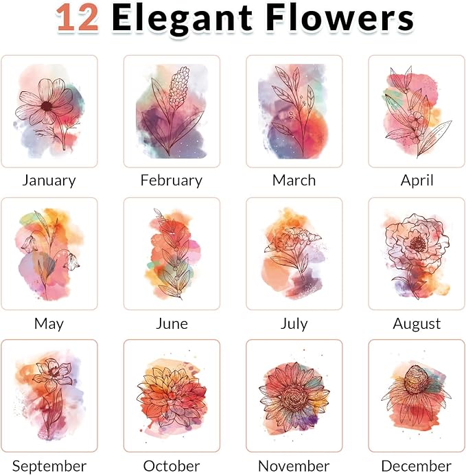 KONVINIT Small Desk Calendar 2025-2027, Aesthetic 2026 Desk Calendar - 6.3" x 3.1" - Runs From July 2025 Until June 2027, 24 Months Mini Desktop Calendar for School, Home and Office Supplies
