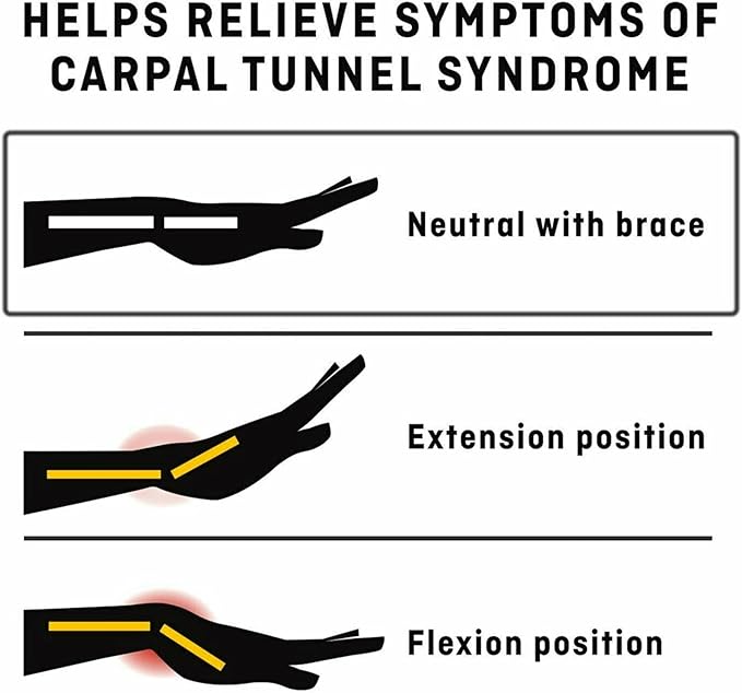 FUTURO Night Wrist Support, Left or Right, Adjustable, Helps Provide Nighttime Relief of Carpel Tunnel Symptoms, Made of Breathable Material, Easy-to-Use Sleeve Design, One Size Fits Most (48462ENR)