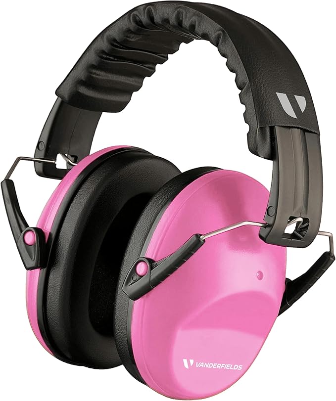 Vanderfields - Hearing Protection Ear Muffs - Over 33 dB (2K Hz) Broad Noise Cancelling Sound Reduction - Adults & Teens