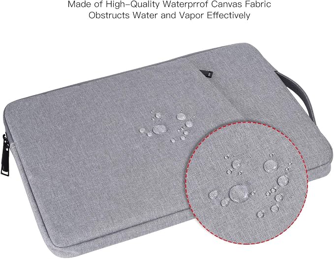 14 inch Laptop Case Sleeve for HP Omnibook 14/ Stream 14/ Chromebook/Elitebook, Lenovo Yoga/IdeaPad, Dell Inspiron Carrying Bag, Light Grey