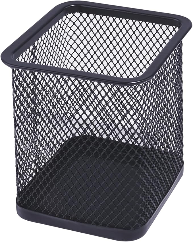 HSYMQ Pen Holder for Desk, Wire Mesh Pencil Cup Holder for Desk Organizer for Office Supplies