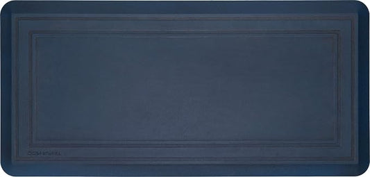 Tempur-Pedic Ultra Comfort Anti-Fatigue Frame Twilight 1' 8" x 3' 6" Kitchen Floor Mat Cushioned Ergonomic Standing Desk Mat Waterproof Non-Skid Foam