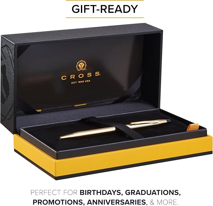 Classic Century 23kt Gold Plated Ballpoint Pen With 23kt Gold Plated Appointments