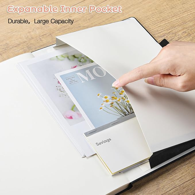 Blank Notebook, Hardcover Sketch Book, 8.5 x 5.5 Large Blank Journal, No Bleed Thick Paper Sketchbook for Drawing, Unlined Notebook Journal for Women Men School, A5 Leather Sketchbook, Lay Flat, Pink