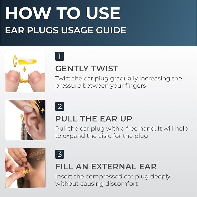 Peace&Quiet PQ Small Ear Plugs for Sleeping - 40 Earplugs for Sleep, Snoring, Small Ear Canals, Noise Cancelling 32 dB, Sound Blocking, for Women and Men