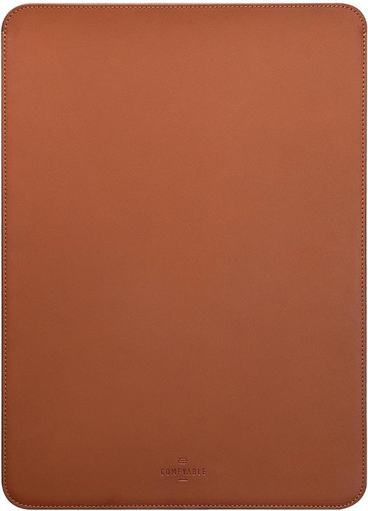 Comfyable Laptop Sleeve 14 Inch Precisely Compatible with MacBook Pro M5 M4 M3 M2 Pro/Max 2026-2021, Faux Leather Cover Case, 14 in, Brown