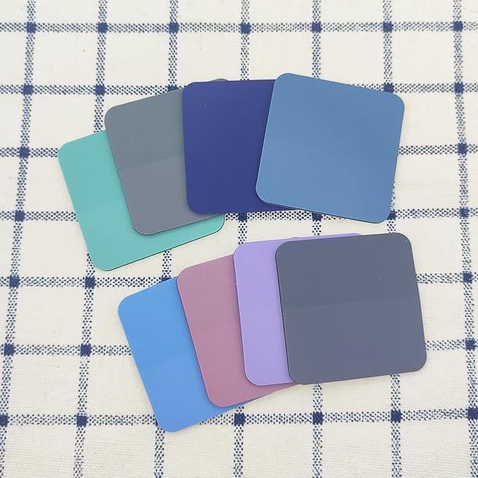 320 Sheets Colored Transparent Sticky Notes, Waterproof Translucent Sticky Notes for Notepad Adhesive Memo Pads Annotating Books School Supplies