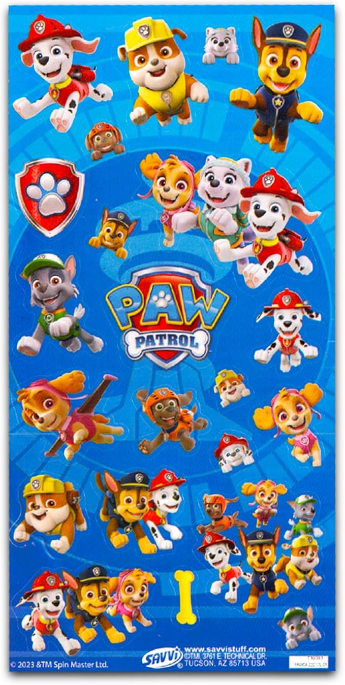 Paw Patrol Backpack with Lunch Box for Kids - Bundle with 16" School Bag, Lunch Bag, Stickers, Water Bottle, More | Paw Patrol School Backpack and Lunchbox for Boys
