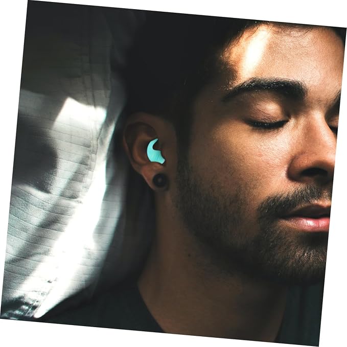 Silicone Noise Reduction and Studying Comfortable Soft Earbuds with Pressure Design Green for Noise Canceling and Focus Enhancement