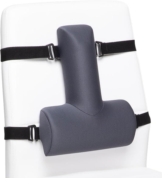 OPTP Thoracic Lumbar Back Support – Posture Support, 16"H x 12"W x 3"D | Full back and lumbar support for improved sitting posture, upper/lower back support for chair & car travel, Made in the USA