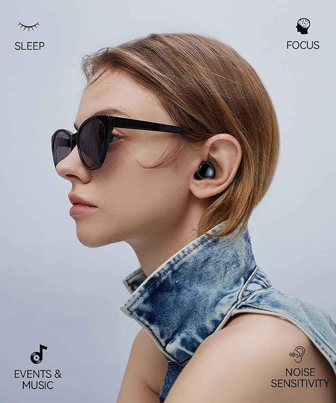 Ear Plugs for Sleeping 45dB Noise Cancelling Silicone Earplugs