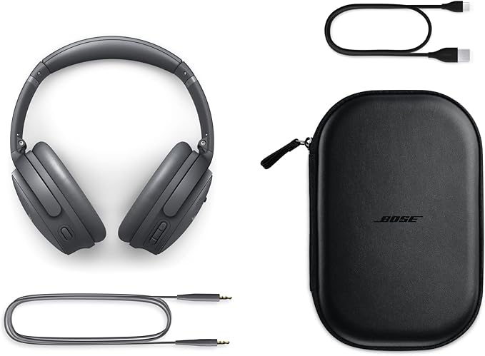 Bose QuietComfort 45 Bluetooth Wireless Noise Cancelling Headphones, Eclipse Grey - Limited Edition (Renewed)