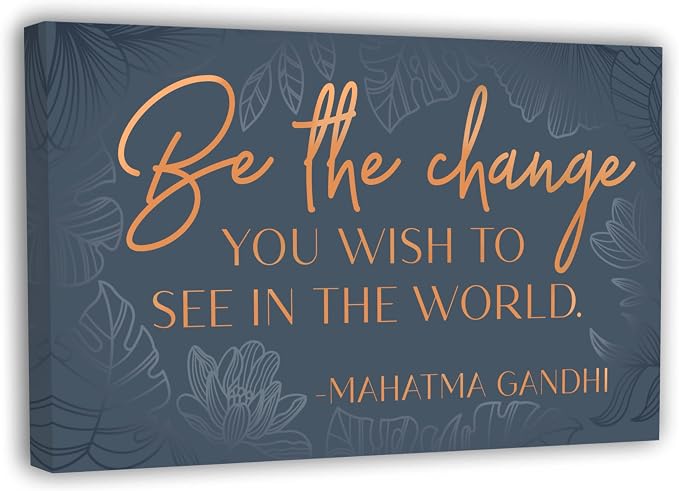 HoneyKICK Motivational Wall Art for Women - Inspirational Canvas Wall Art for Office, Bedroom, Living Room - Home Decor Framed Motivational Canvas Poster for Women Office Decor