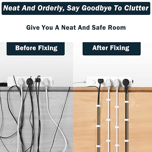 300 Pcs 8mm Cable Clips Nail in Cable Clips Flat Ethernet Cable Wall Clips Cable Tacks Coax Cable Clip Speaker Wire Clips Cable Nails for Cords Cat5/Cat5e/Cat6/Cat7 RJ45 Cord Clips
