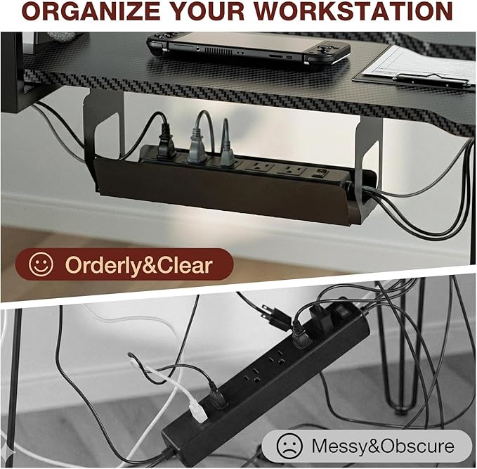 Acrolix 59 Inch L Shaped Standing Desk with Shelves and Keyboard, Electric Corner Standing Desk Adjustable Height, Sit Stand Computer Table with Reversiable Splice Board，Black Carbon
