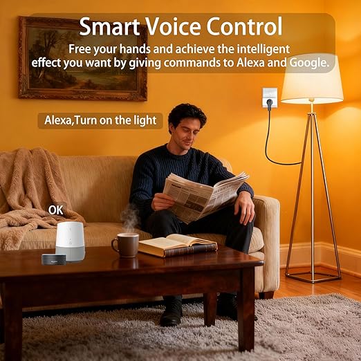 Pro Series Energy Monitoring Smart Plug Mini 15A, Smart Home Wi-Fi Outlet Works with Alexa, Google Home, No Hub Required, FCC & ETL Certified, 2.4G WiFi Only, 1-Pack