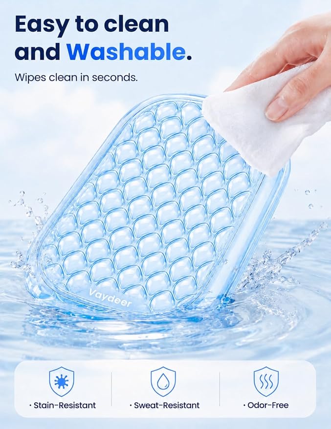 【Upgraded Larger and Thicker】 Vaydeer Clear Gel Elbow Rest Pad 1pc, Desk Wrist Rest, Ergonomic Mouse Cushion Support, Armrest for Computer Laptop Working Typing Gaming Office