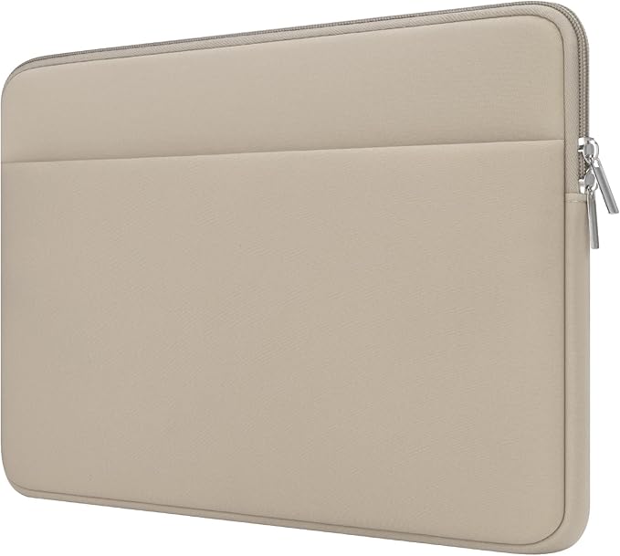 Laptop Sleeve Case Compatible with 13 to 14 inches MacBook Air/Pro HP Lenovo Asus Protective Portable Case with Front Pocket Padded Computer Pouch Cover Protective for 13” to 14” Laptop, Khaki