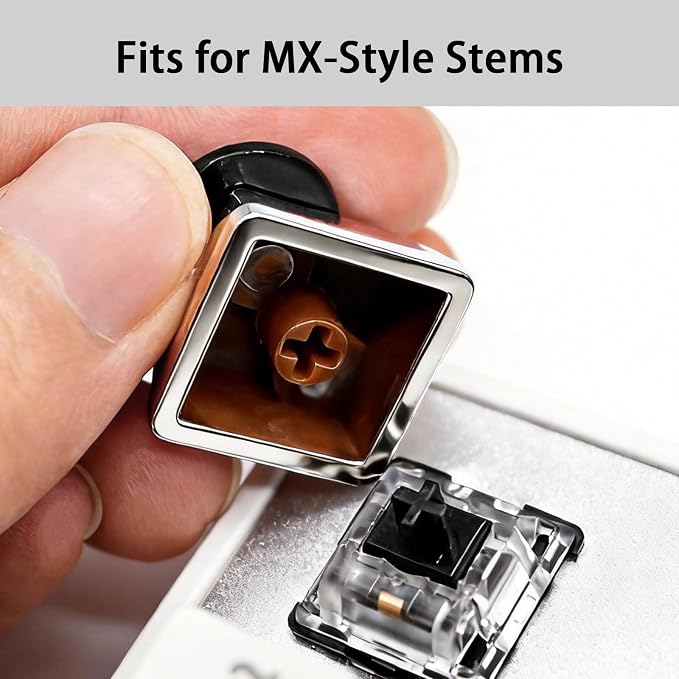 Artisan Keycaps, Vinyl Record Player Custom Cover Caps for MX Mechanical Keyboard, Movable Turntable Tonearm Records Resin Handmade 1U Replacement for Esc Del Arrow Key (Silver and Black)