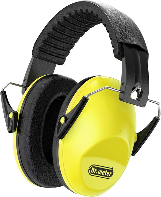 Ear Protection for Kid: EM100 SNR27.4 Kids Noise Cancelling Headphones with Adjustable Headband - Kid Hearing Protection for Monster Truck Mowing Demo Derby and Concert - Yellow