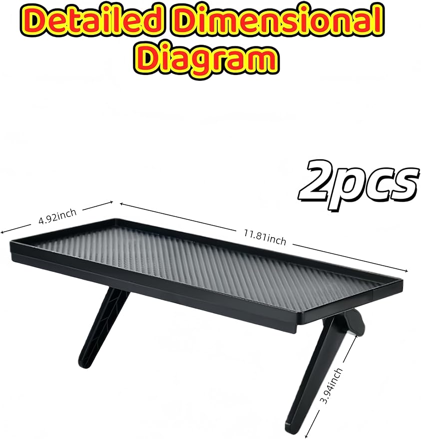 2 Pcs Adjustable Tv Top Stand Screen Tv Monitor Monitor Shelf Media Box Home/Game Console/Tv Top Shelf