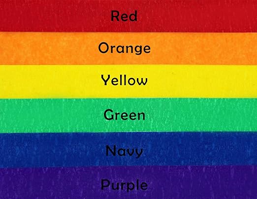 Colored Masking Tape, Colored Painters Tape for Arts & Crafts, Labeling or Coding - Art Supplies for Kids - 6 Different Color Rolls - Masking Tape 1 Inch x 13 Yards (2.4cm X 12m)