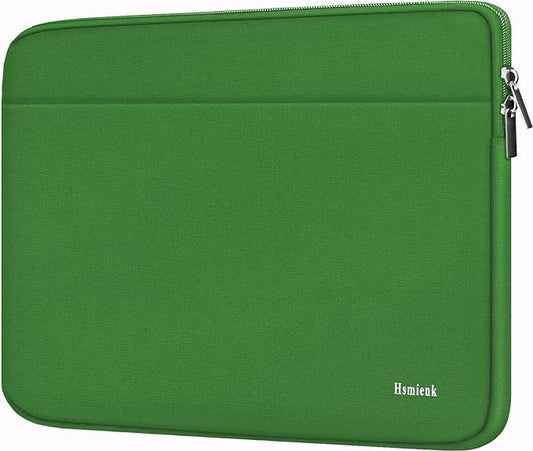 Laptop Sleeve 15.6 inch, Laptop Case Shockproof Protective Notebook Bag with Accessory Pocket, Briefcase Carrying Computer Sleeve for 15.6" HP, ASUS, Dell, Lenovo, Acer -Green