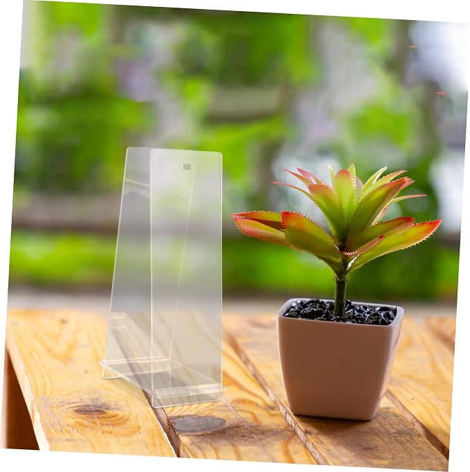 Flip Calendar Stand Desk Calendar Rack Acrylic Holder Rack Support Office Decor