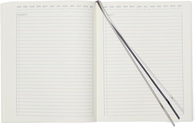 DesignWorks Ink Standard Issue Notebook No. 3, Undated Daily Planner & Writing Journal, 192 Lined Pages, Pen Holder, Small Notebook for Work & Journaling, 6.75 x 8.5 in, Army Green Chili