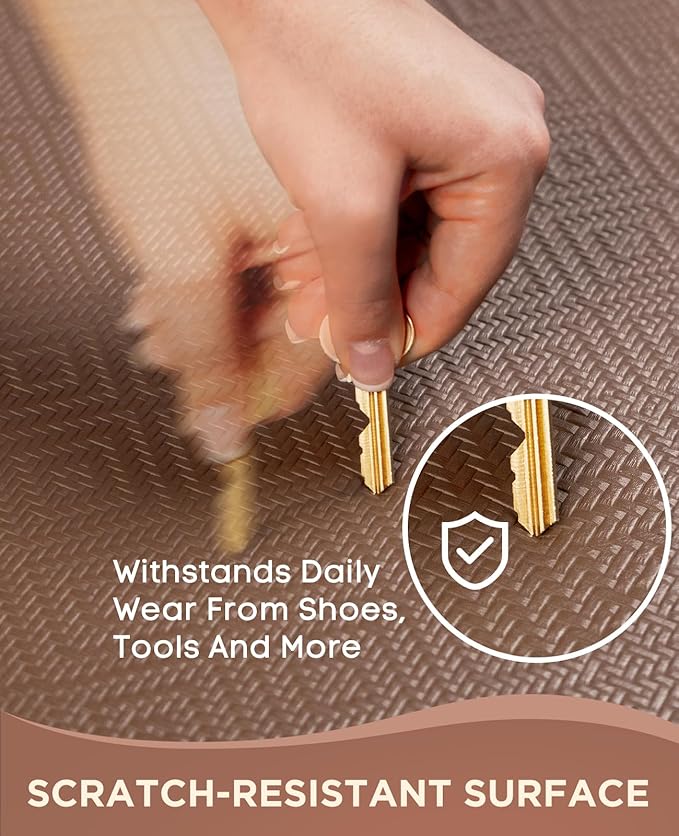 Ophanie Kitchen Mats for Floor,3/4 inch Thick,20x60 Anti Fatigue Cushioned Mat with 99+ Pairs of Anti-Slip Bottom Ridges,Kitchen Rugs,Waterproof,Comfort Ergonomic Standing Mat for Office,Home,Sink