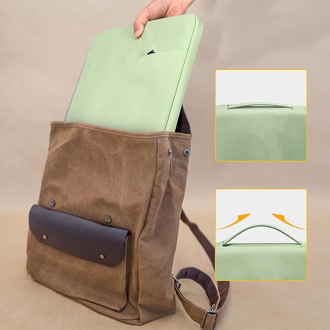 13 Inch Laptop Sleeve for 2026 MacBook Neo A18, MacBook Air 13-inch Laptop with M5 chip A3449, MacBook Air 13.6-inch Carrying Case, Green