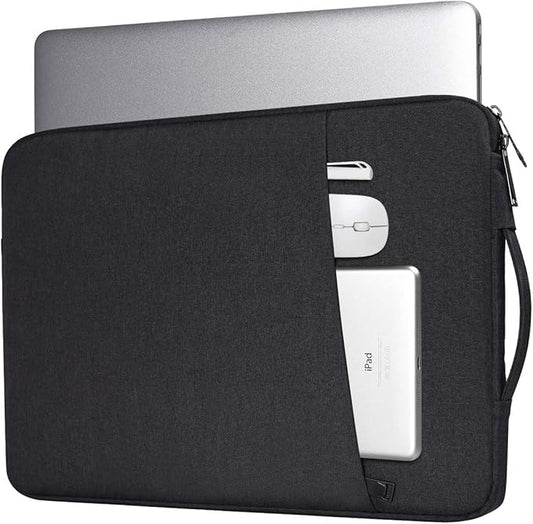 14 Inch Laptop Sleeve Case for Dell Latitude/Inspiron, HP ASUS Lenovo Chromebook/Stream/ASUS Vivobook/Lenovo IdeaPad Computer Sleeve Bag, Black