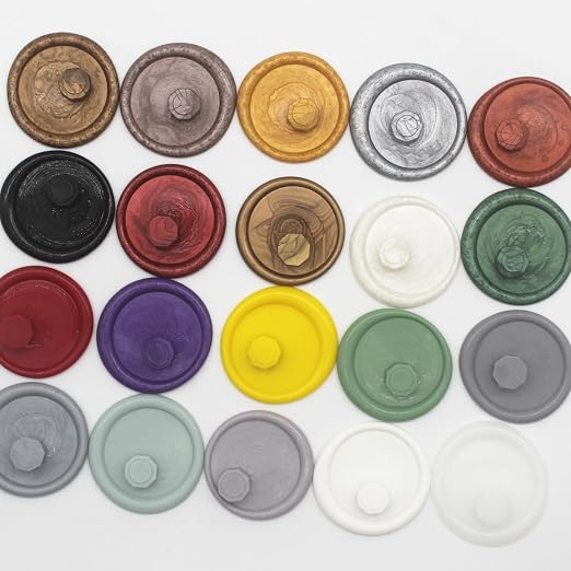 250pcs Wax Seal Beads Gold, Andotopee Premium Sealing Wax Beads for Stamp Seals, Octagon Seal Stamp Pellets Refill Pack for Wedding Invitation, Letter Envelope, Scrapbook Crafts (Vintage Gold)