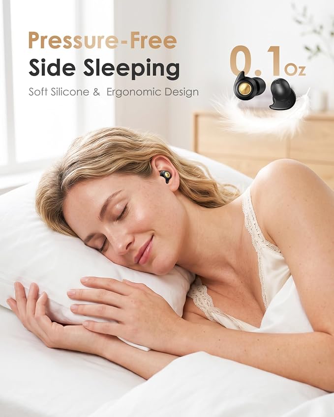 Quiet 2 Ear Plugs, Keychain case, Ultra Comfy, Reusable, 45dB Noise Reduction. Ideal for Sleep, Focus, Travel, Noise Sensitivity. Flexible Hearing Protection + Customizable fit, Black
