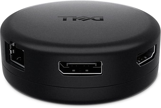 Dell Pro 7-in-1 USB-C Travel Hub - DA326 - Plug and Play, Featuring 2× USB-C, 2× USB-A, 1x HDMI 2.1, 1x 2.5Gbps Ethernet, and 1x DisplayPort 1.4, Limited Warranty 3 Year