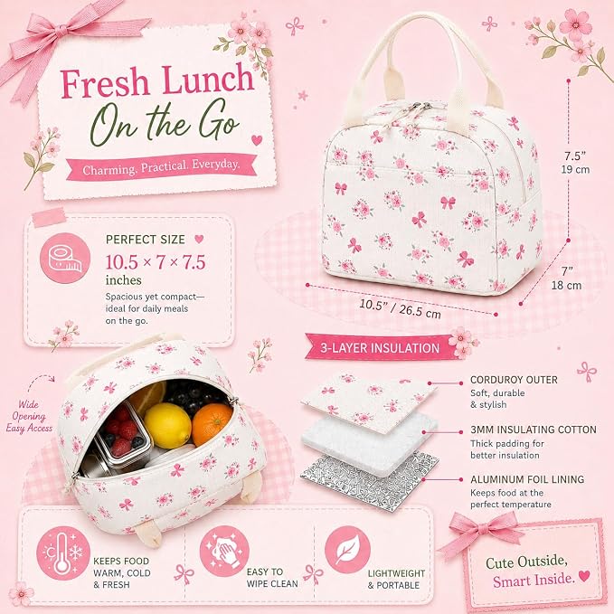 LEDAOU Backpack for Girls School Bag Kids Bookbag Teen Backpack Set Daypack with Lunch Bag and Pencil Case | Kids