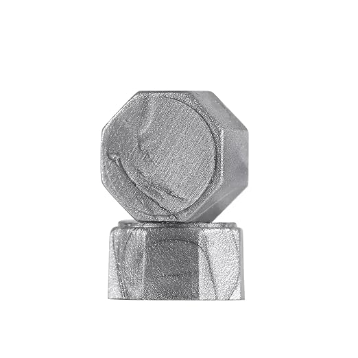 Yoption 360 Pcs Silver Octagon Sealing Wax Beads for Wax Seal Stamp with 4 Candles and 1pcs Melting Spoon
