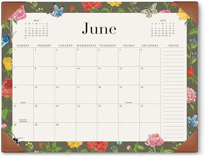 Jotsome Desk Calendar 2026-2027 with Desktop Pad, 18 Months Large Desk Pad Calendar From Now to June 2027 22x17 inch, Desk Blotter Calendar for Home Office and School, Easy Planning