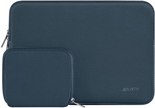 MOSISO Laptop Case 13 inch, 13 inch Laptop Sleeve Bag Compatible with MacBook Neo/Air M5 M4 M3 M2 M1 2026-2018 / Pro M2 M1 2026-2016, Neoprene Computer Sleeve Bag with Small Case, Haze Blue