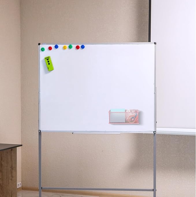 EASEPRES Magnetic Pencil Holder Set of 3 - Wire Mesh Storage Baskets Organizer with Strong Magnets - Perfect for Whiteboard, Refrigerator and Locker Accessories, Pink