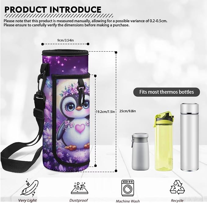 Doojoayie Purple Backpack for Girls Cute Princess Owl School Bags Kids Backpack and Lunch Box Set of 4 Large Capacity Bookbag for Teen Girls Back Back for Kindergarten Student