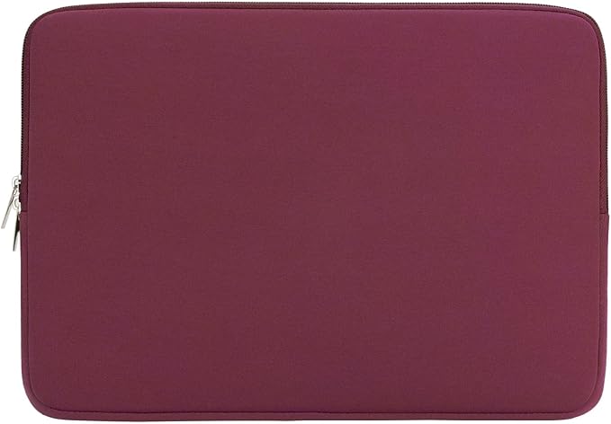 RAINYEAR 14 Inch Laptop Sleeve Case Protective Soft Padded Zipper Cover Carrying Computer Bag Compatible with 14" Notebook Chromebook Tablet Ultrabook (Red)