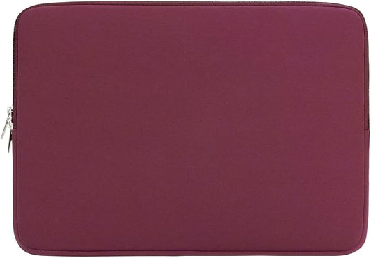 RAINYEAR 15 Inch Laptop Sleeve 15" Protective Soft Case Padded Zipper Cover Carrying Computer Bag Specially Compatible with 15.4" MacBook Pro/Air A3448 A3241 A2941 A3114 A1938 A1707 A1990 (Red)