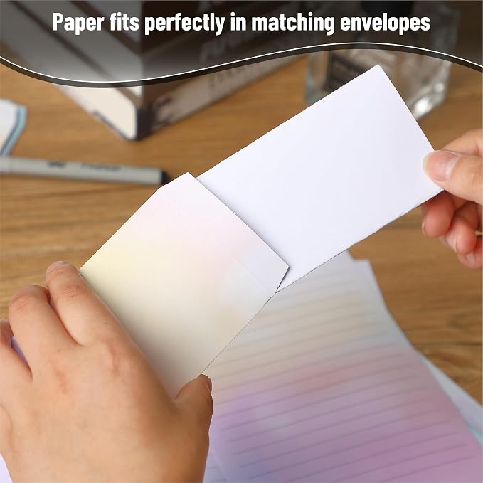 Mr. Pen- Stationery Writing Paper Set with Envelopes, 8.18" x 5.5" | 30 Letter Sheets & 18 Envelopes, Smooth Printable Letter Paper for Handwritten Notes, Personal Letters, Invitations